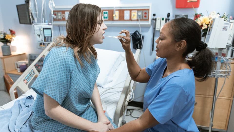 Registered Nurse at work