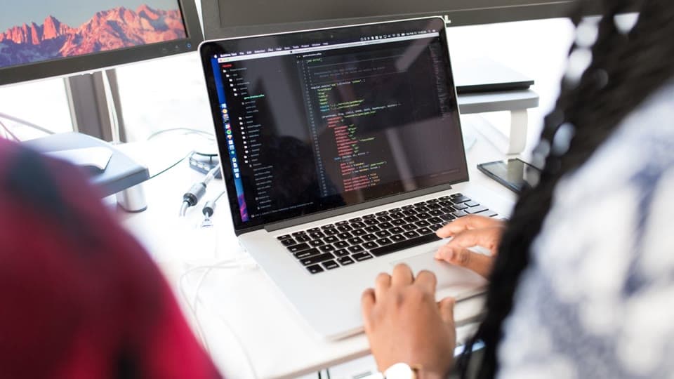 Software Developer at work